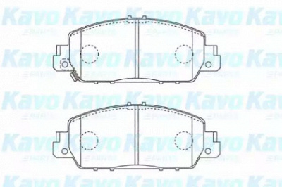 KAVO PARTS bp2067 -  Комплект тормозных колодок, дисковый тормоз